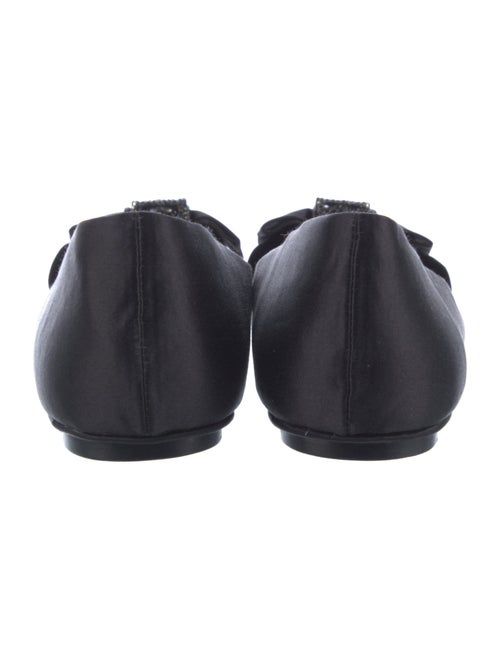 Badgley Mischka Satin Ballet Flats