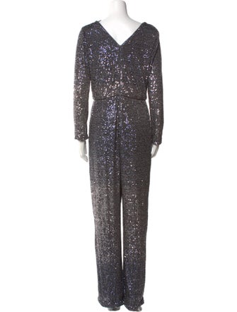Badgley Mischka Cowl Neck Jumpsuit