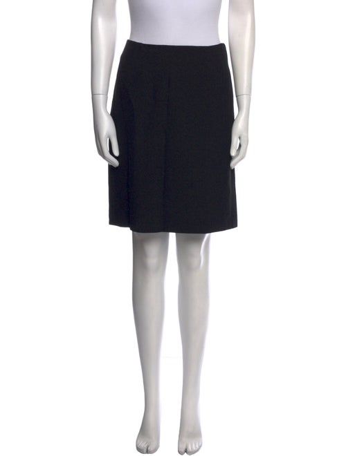 Badgley Mischka Pleated Accents Knee-Length Skirt