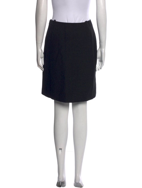 Badgley Mischka Pleated Accents Knee-Length Skirt