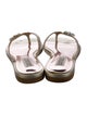 Badgley Mischka Leather Flip Flops