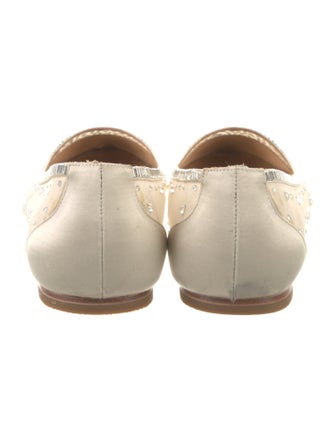 Badgley Mischka Mesh Lace Pattern Ballet Flats