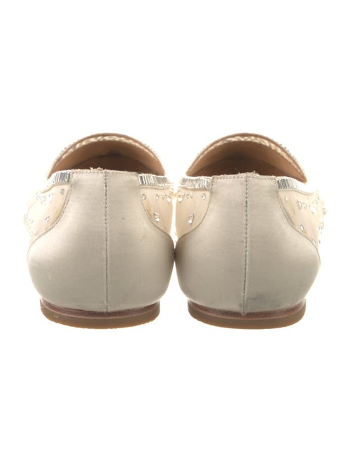 Badgley Mischka Mesh Lace Pattern Ballet Flats