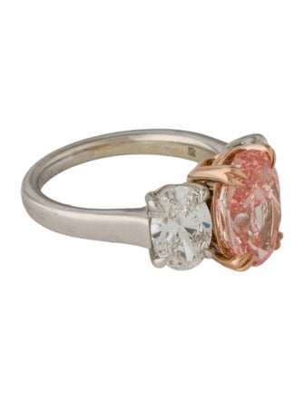 Badgley Mischka 14K 6.18ctw Lab-Grown Diamond Three Stone Ring