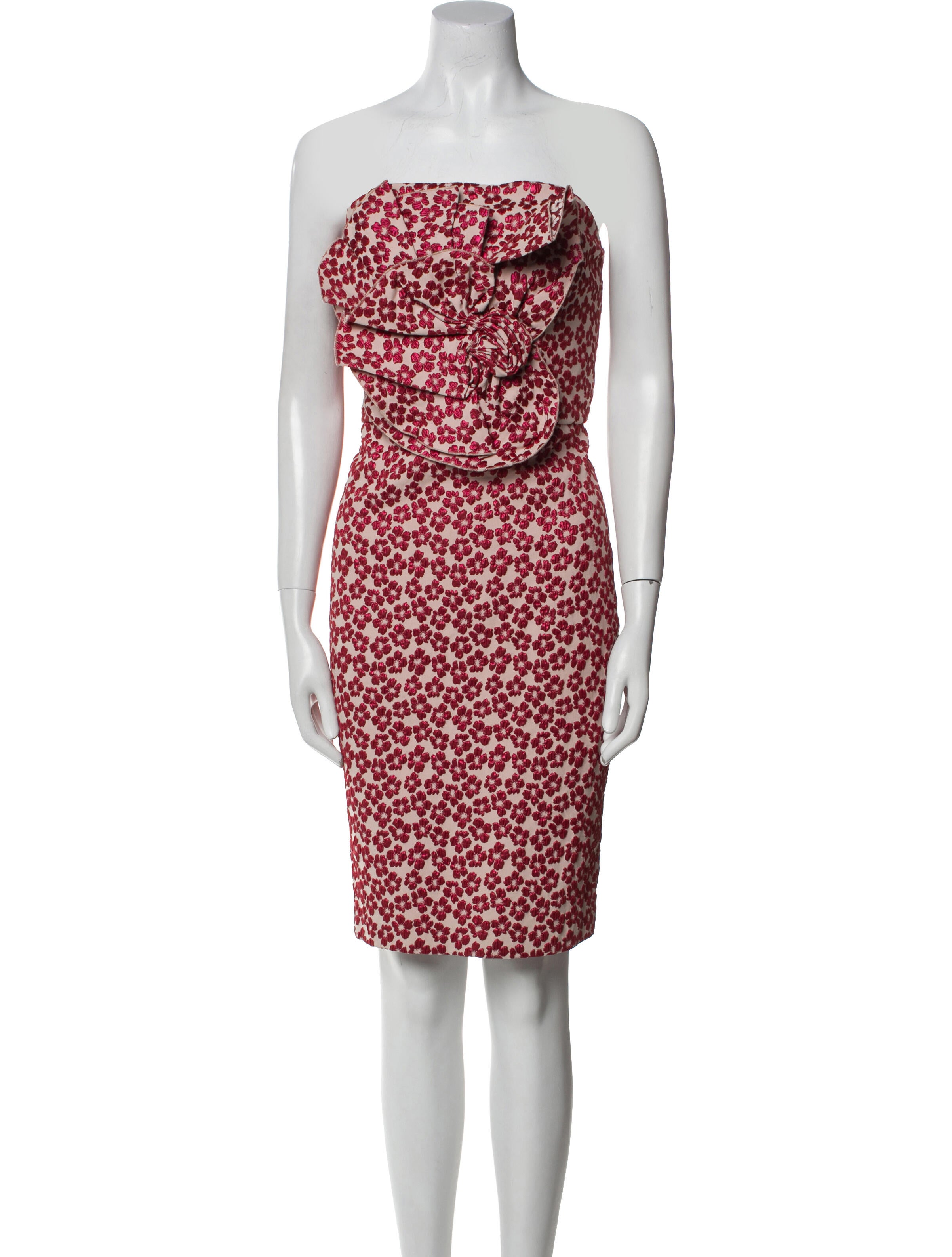 Badgley Mischka Printed Mini Dress