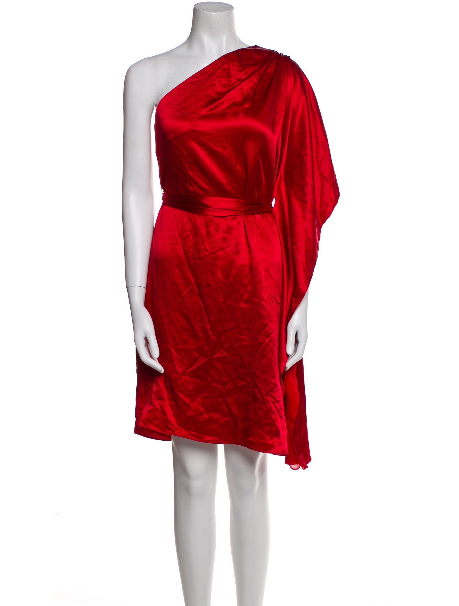 Badgley Mischka Silk Knee-Length Dress