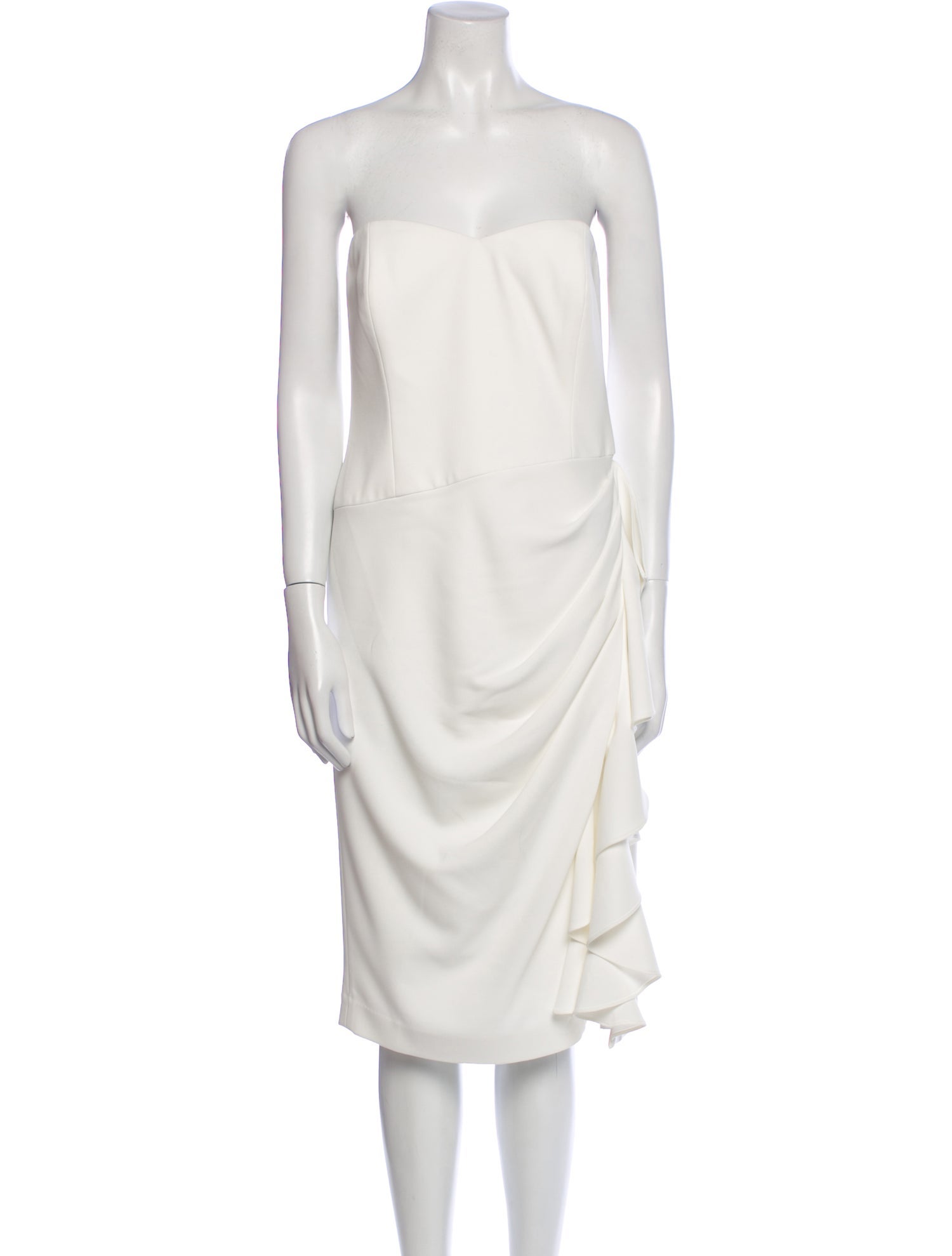 Badgley Mischka Strapless Mini Dress