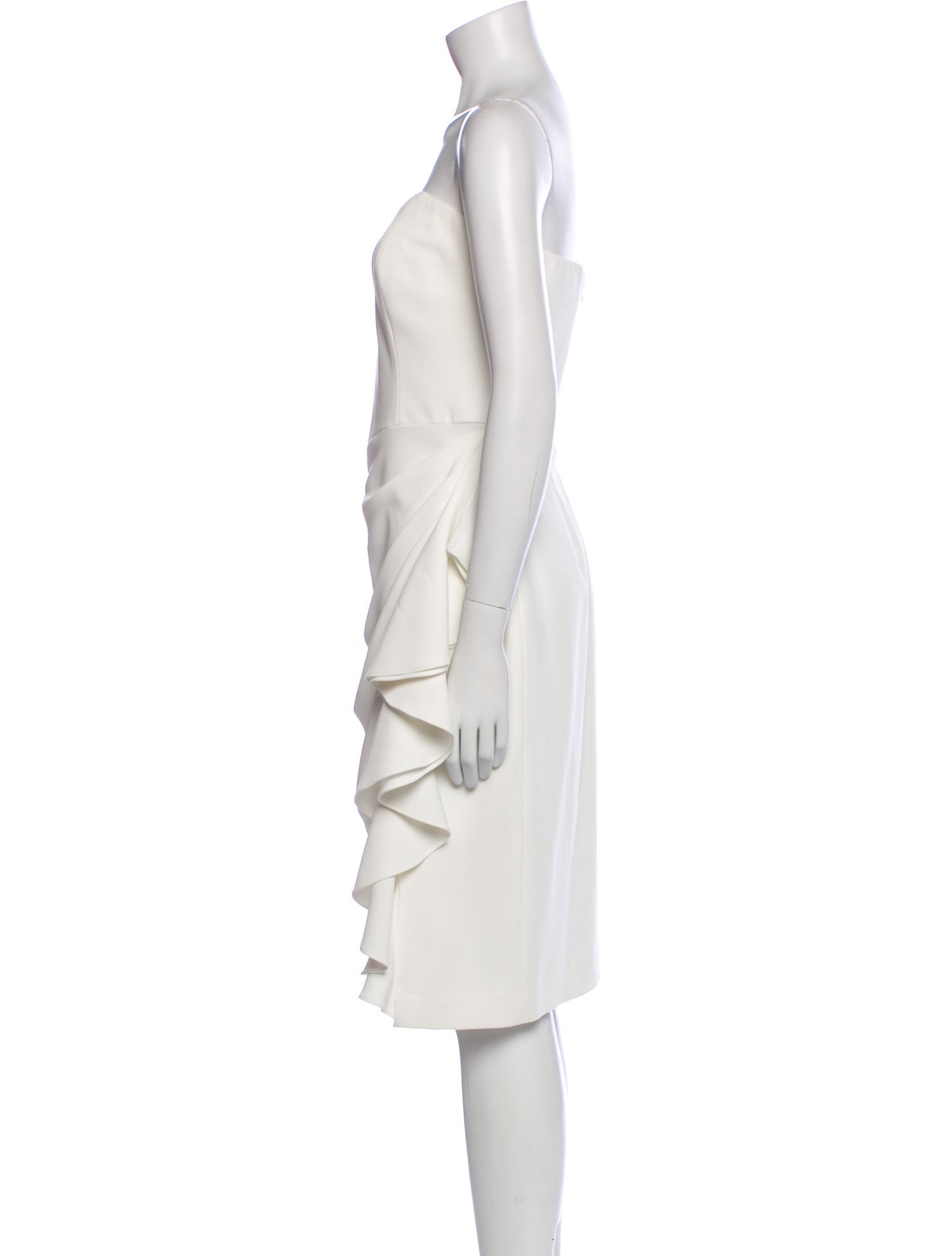 Badgley Mischka Strapless Mini Dress