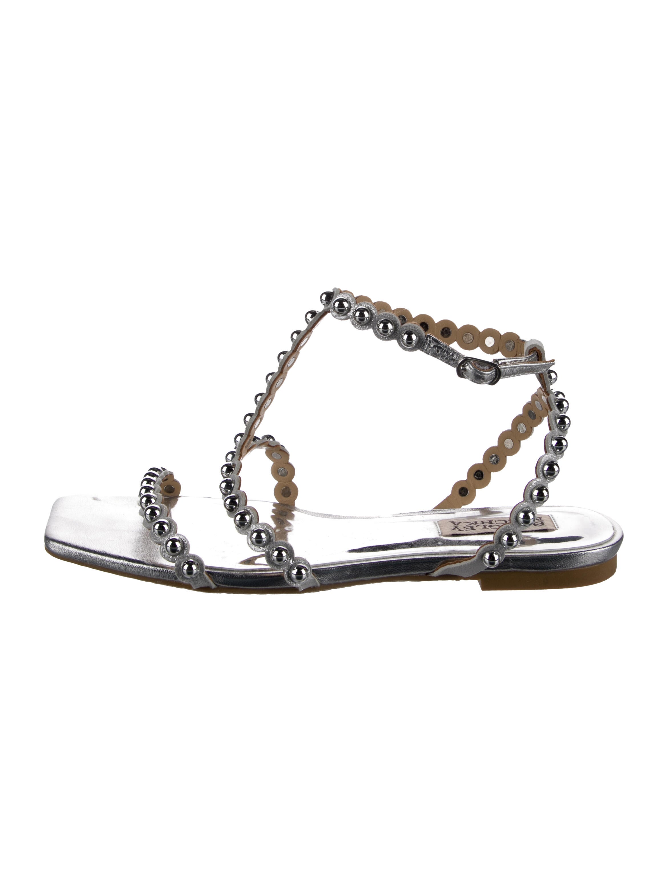 Badgley Mischka Leather Gladiator Sandals