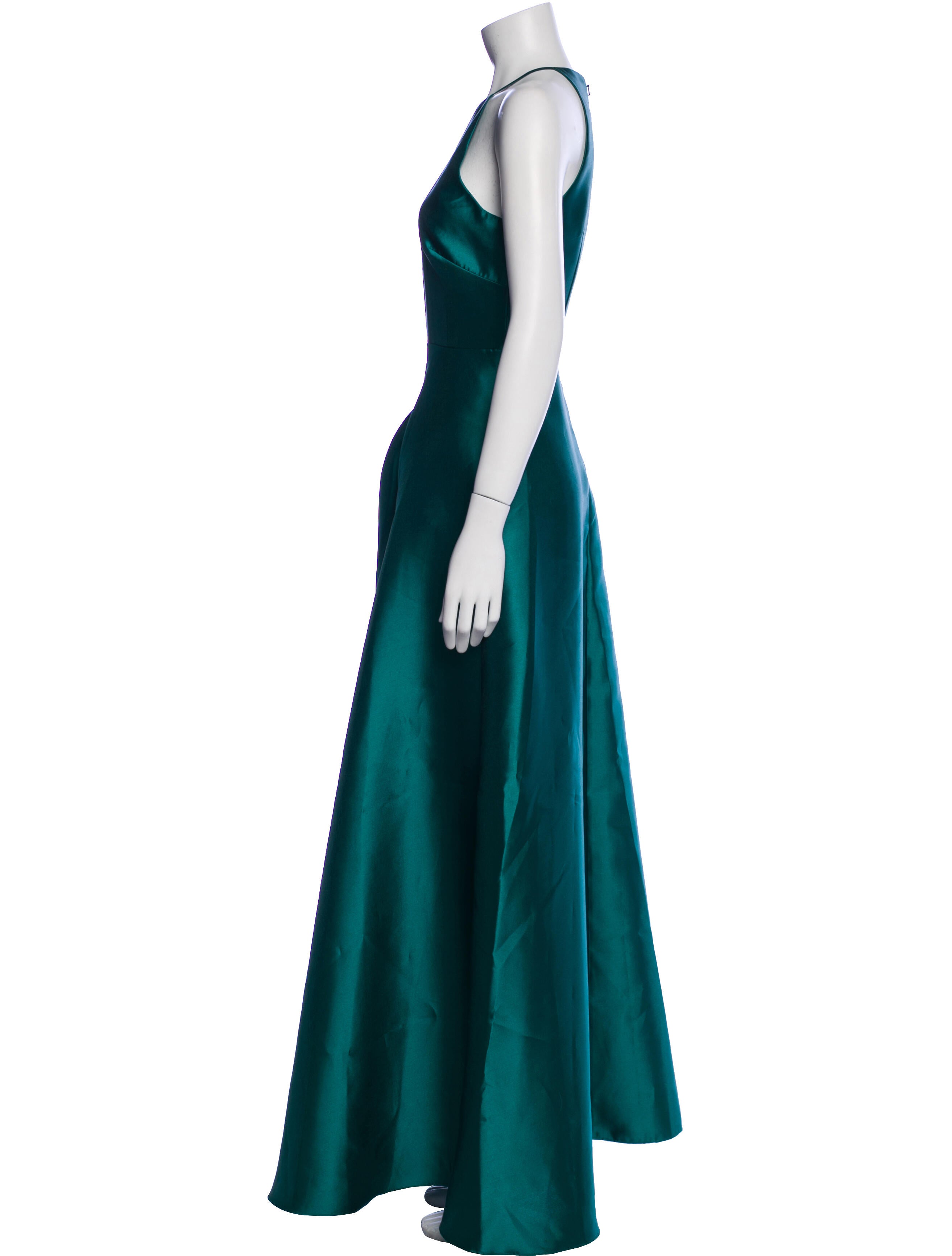 Badgley Mischka Halterneck Long Dress w/ Tags