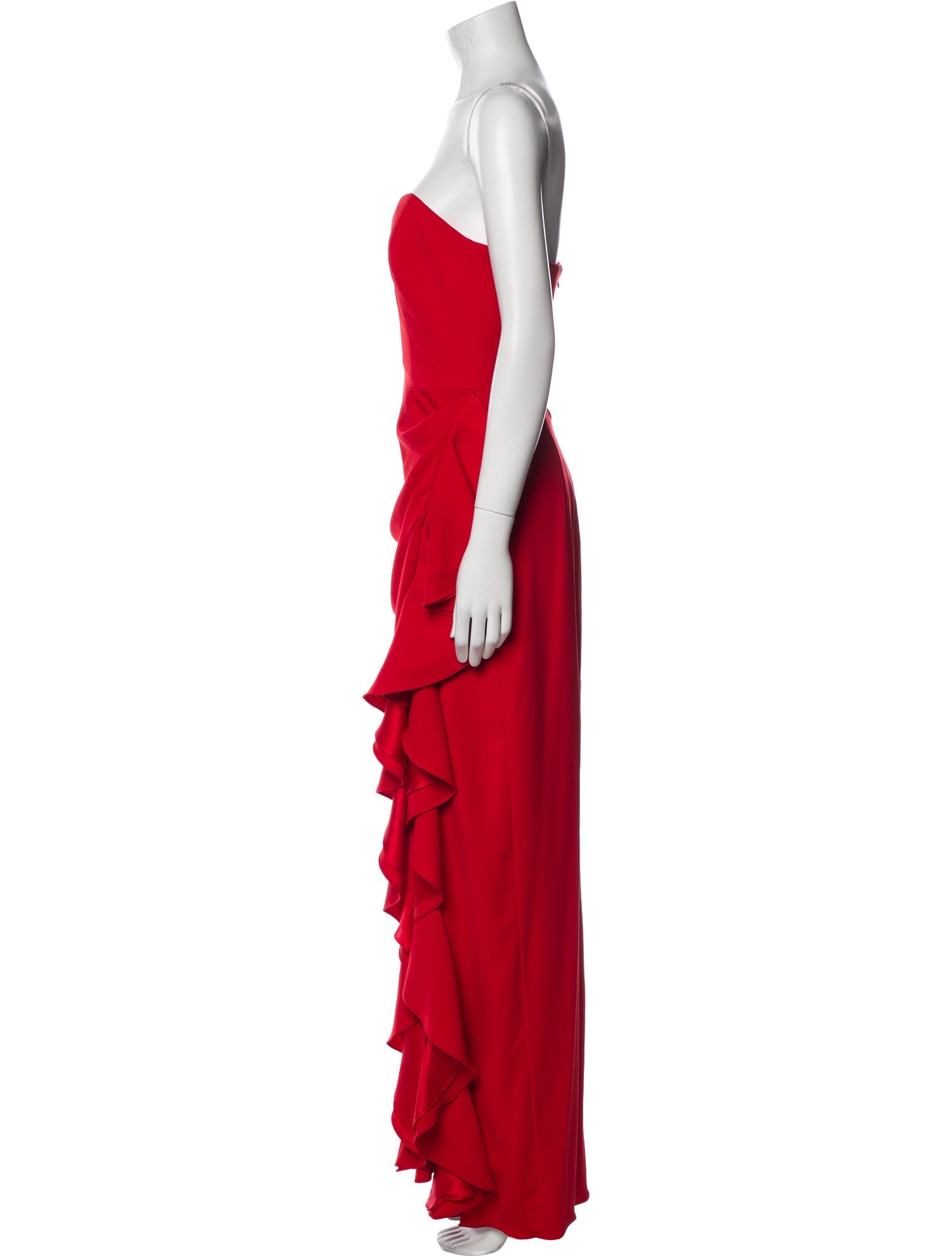 Badgley Mischka Strapless Long Dress