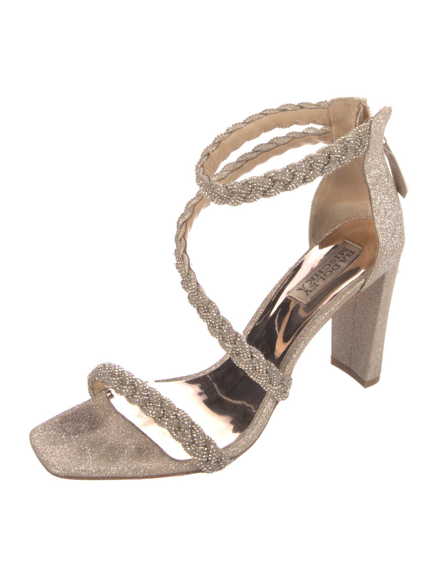 Badgley Mischka Animal Print Sandals