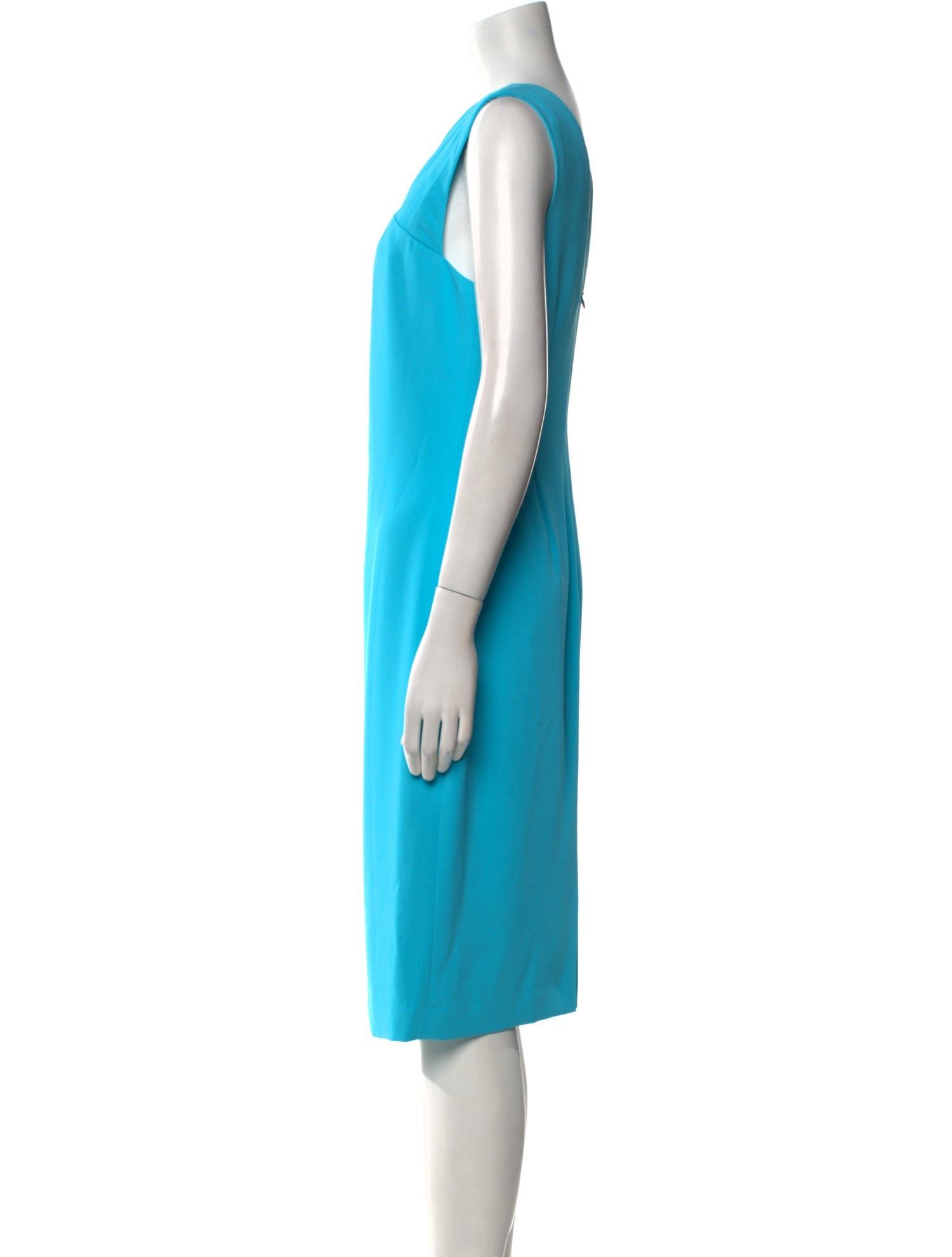 Badgley Mischka V-Neck Midi Length Dress