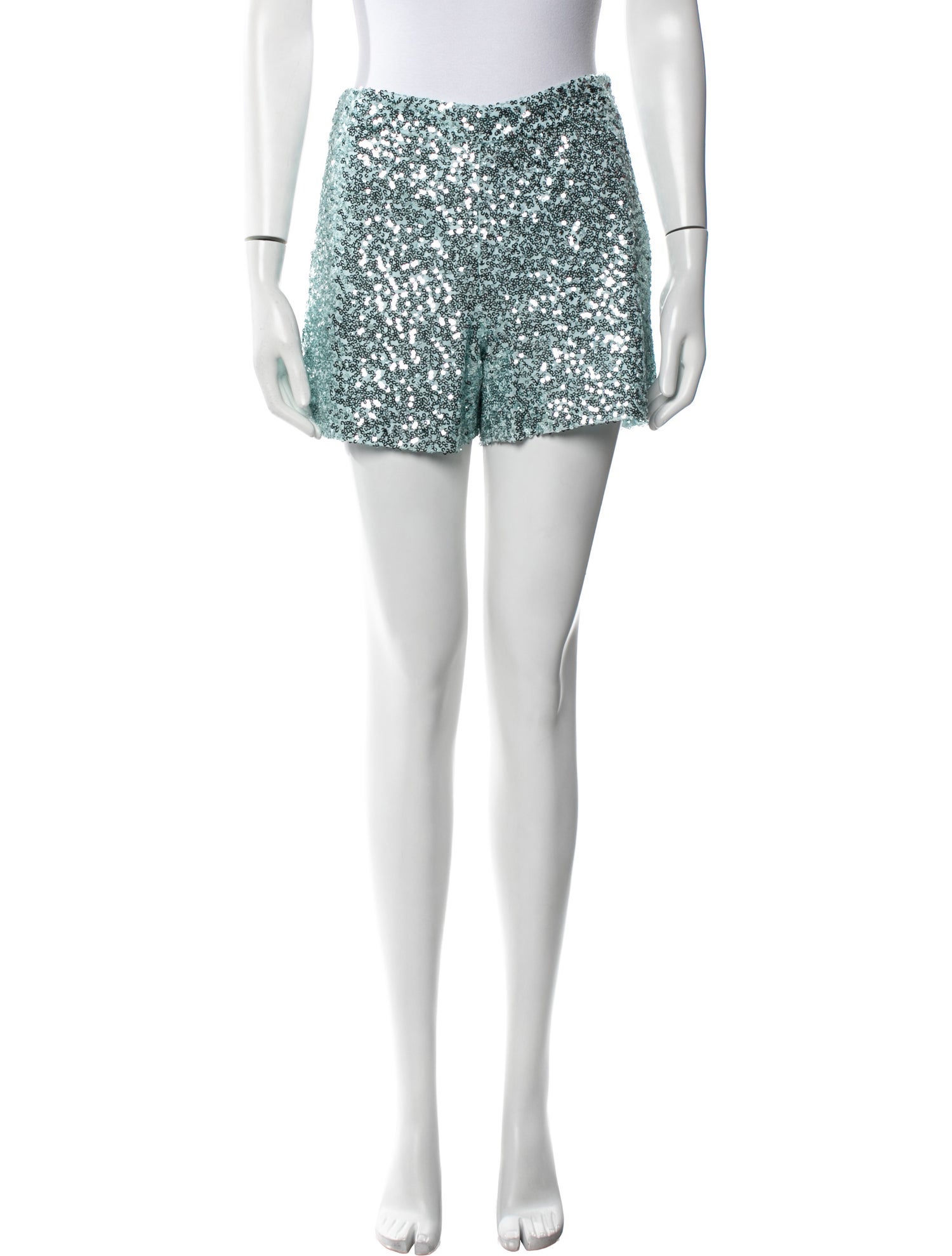 Badgley Mischka Printed Mini Shorts