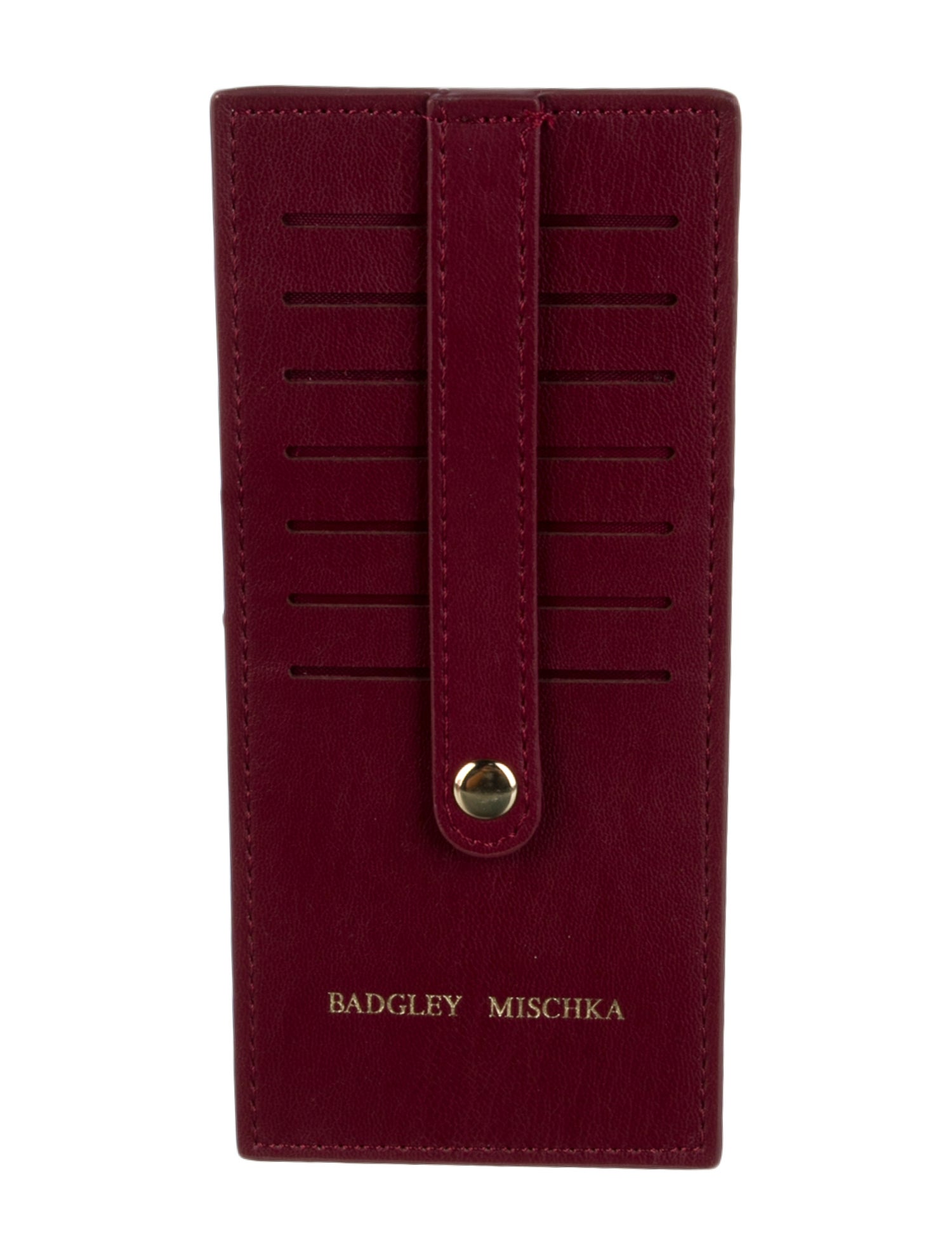 Badgley Mischka card leather holder