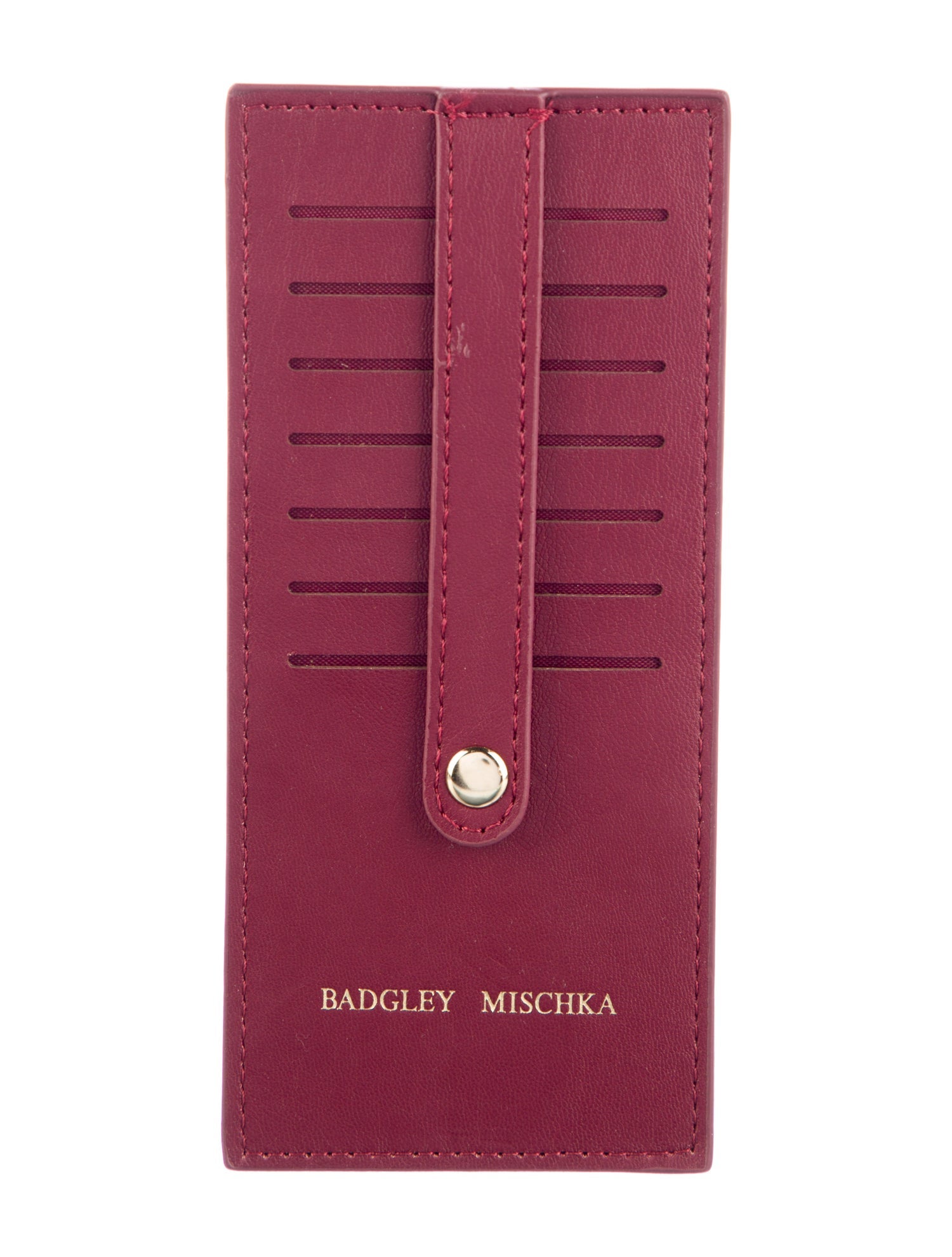 Badgley Mischka Leather Graphic Print Card Holder