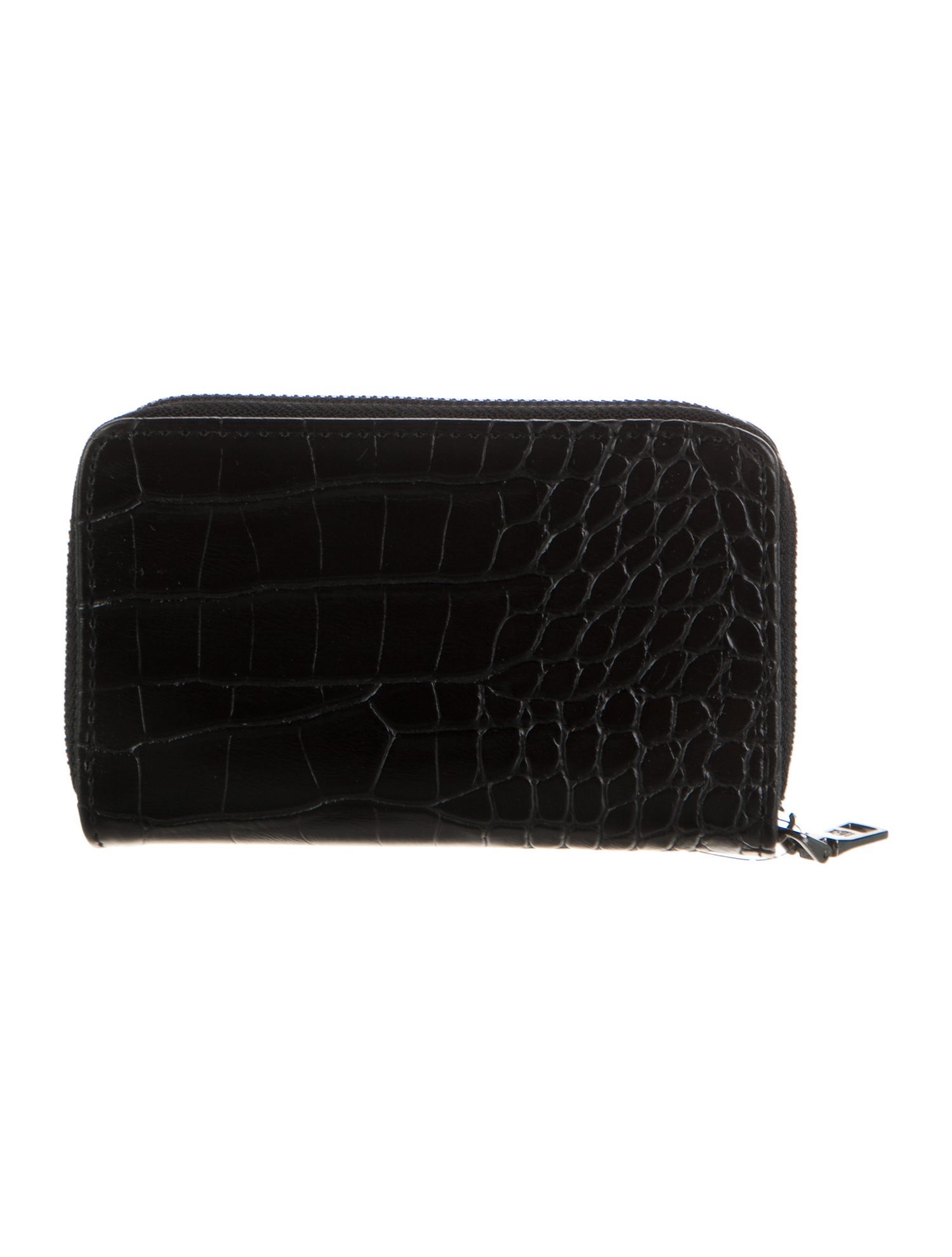 Badgley Mischka Embossed Leather Wristlet