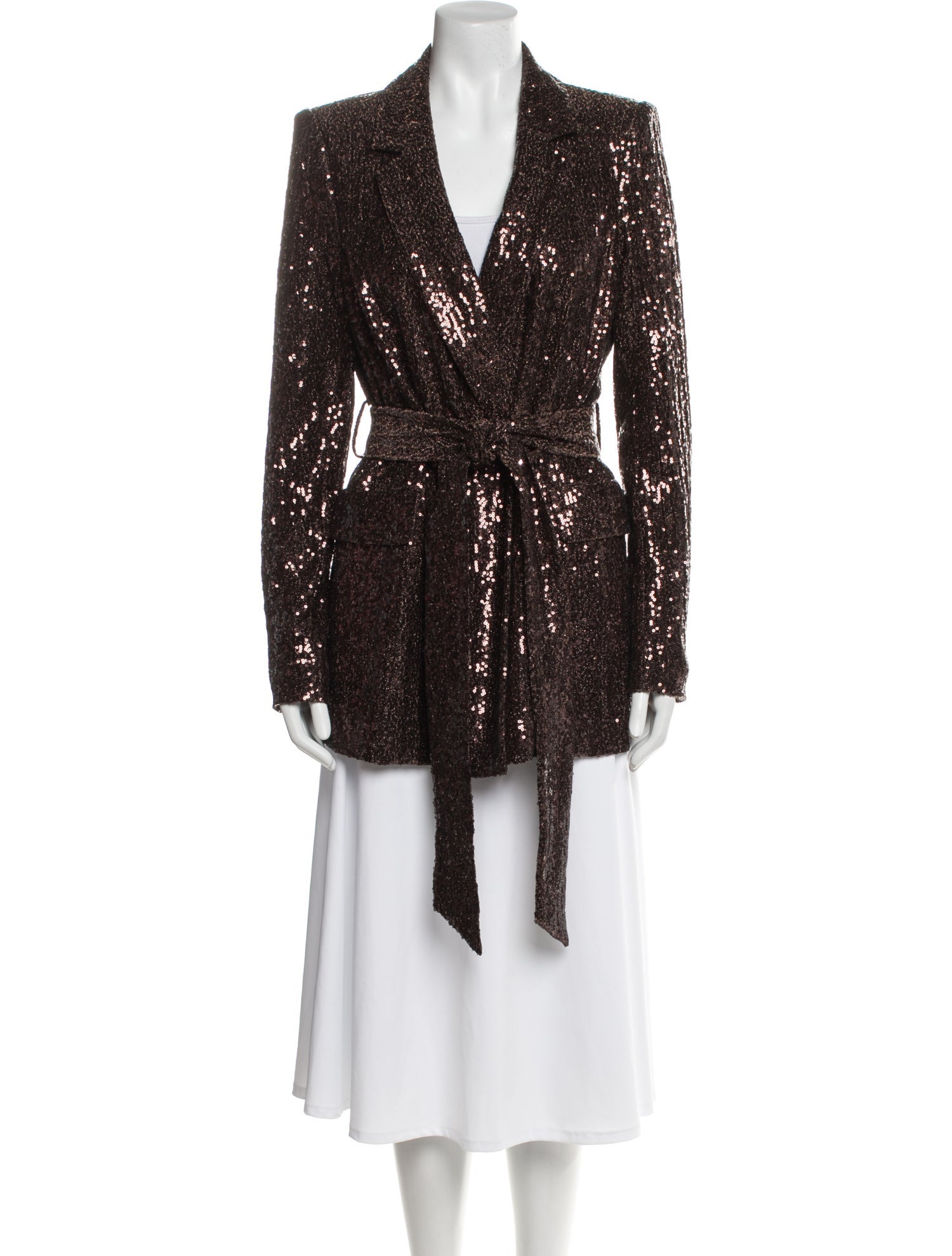 Badgley Mischka Printed Evening Jacket