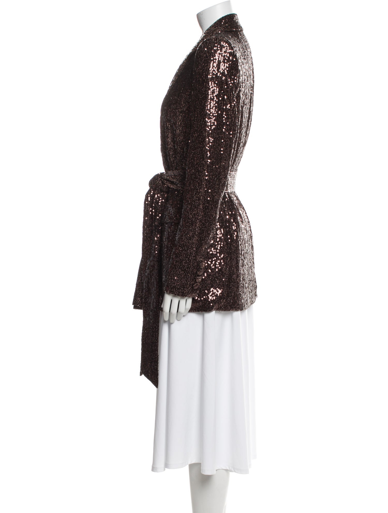Badgley Mischka Printed Evening Jacket