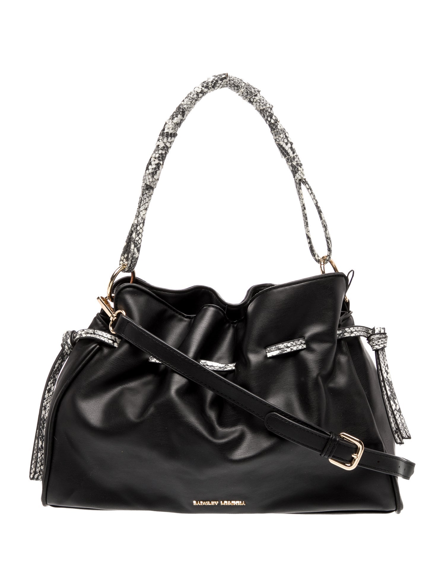 Badgley Mischka Leather Shoulder Bag