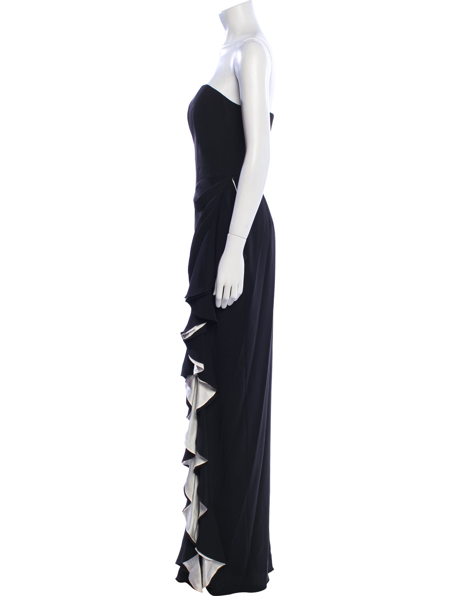 Badgley Mischka Strapless Long Dress