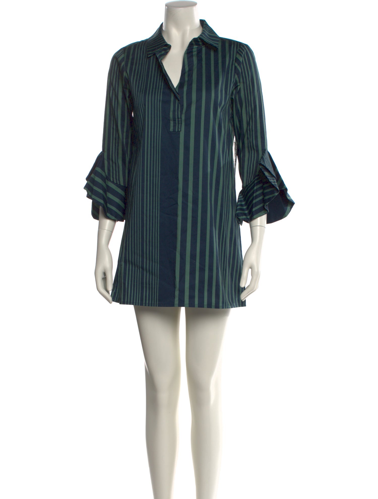 Badgley Mischka Striped Mini Dress w/ Tags