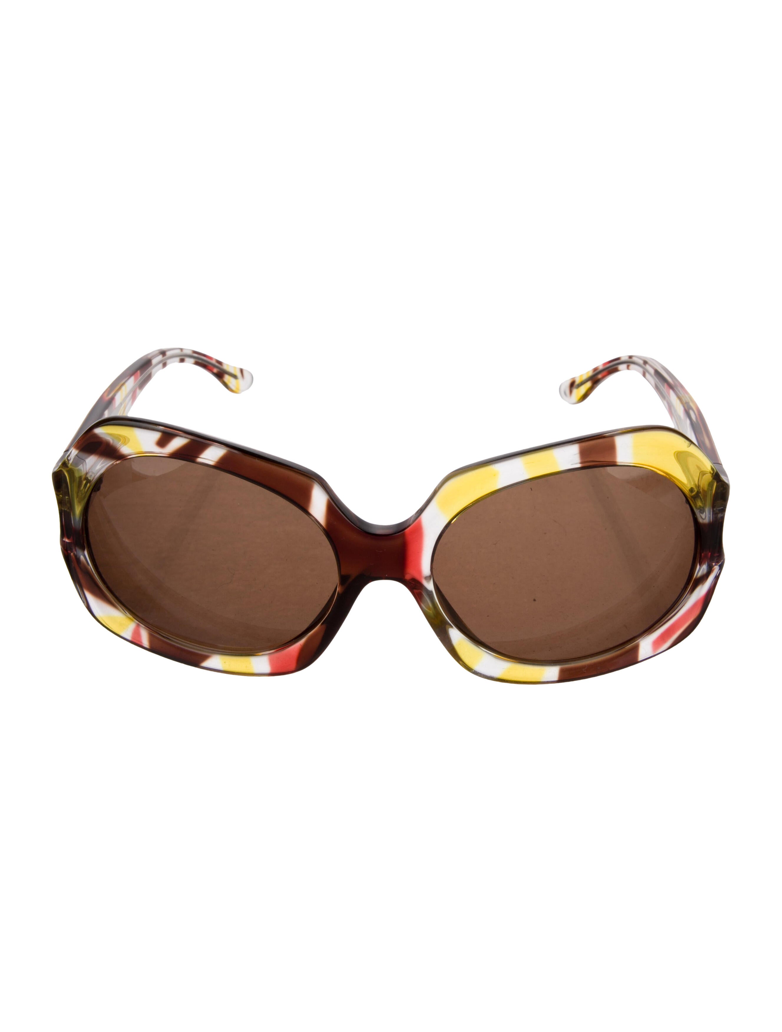 Badgley Mischka Oversize Tinted Sunglasses