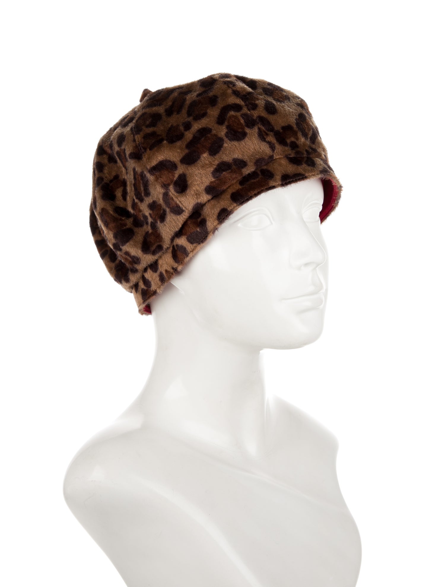 Badgley Mischka Fur Beret