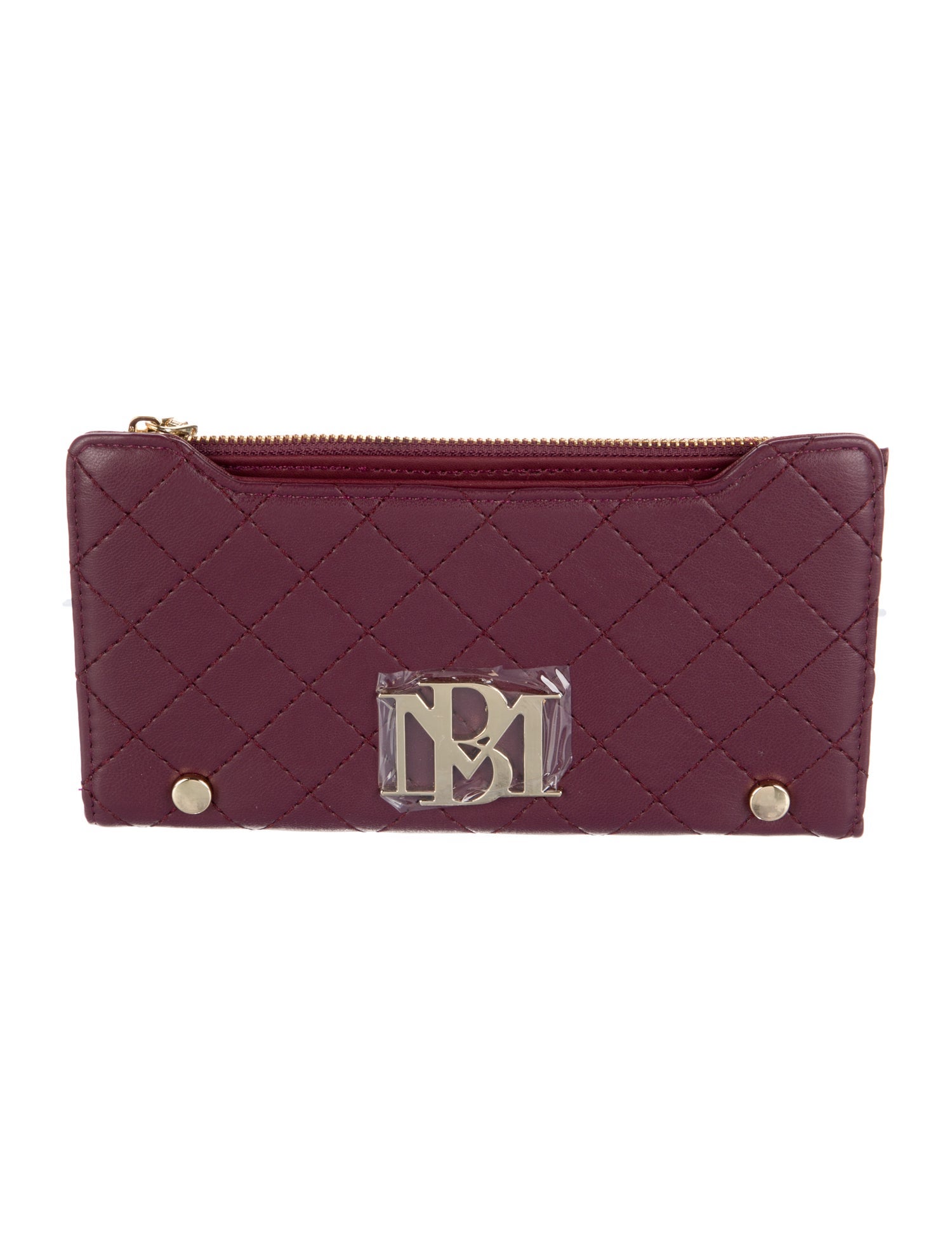 Badgley Mischka Leather Printed Wallet w/ Tags