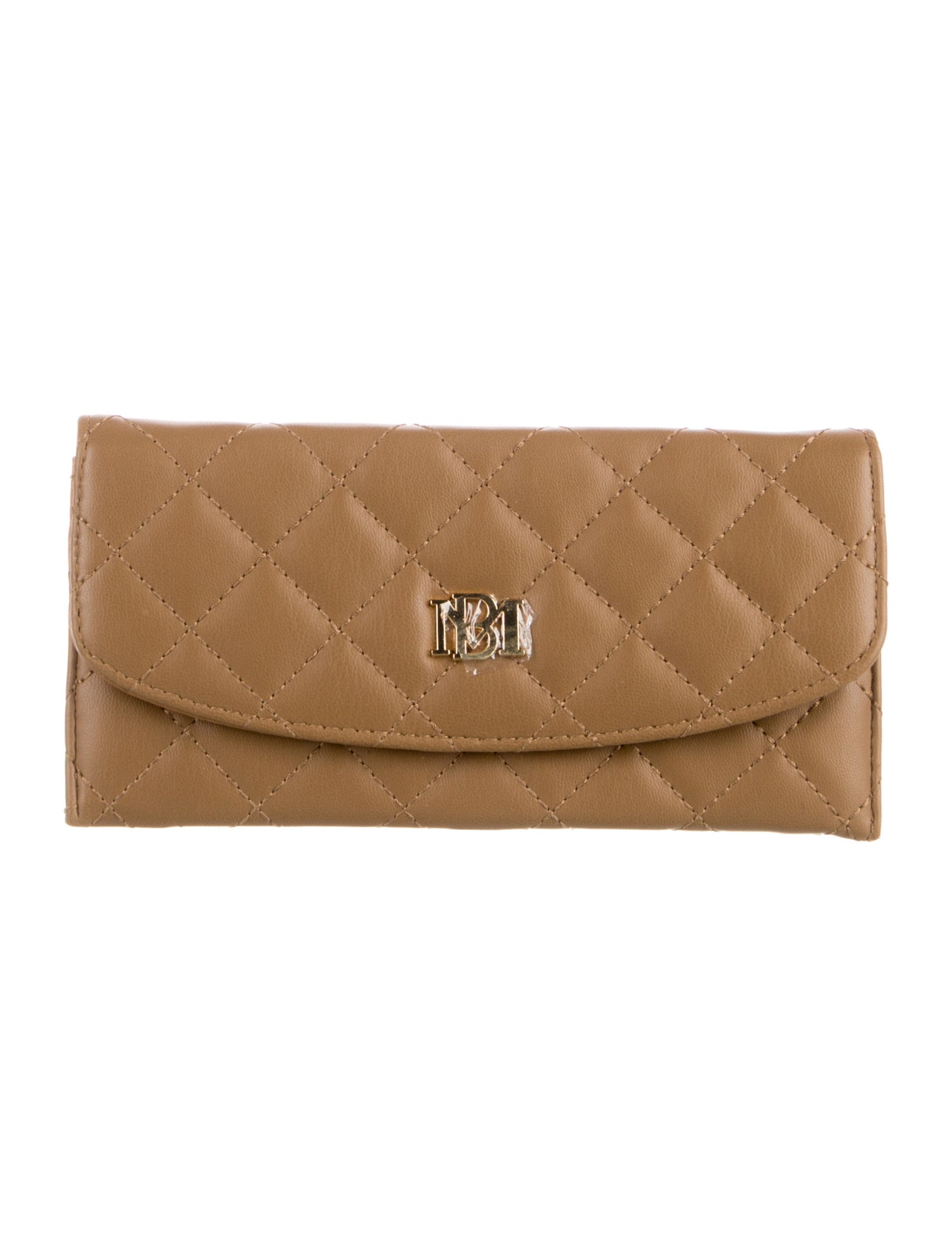 Badgley Mischka Patent Boy Yen Vegan Leather Bifold Wallet w/ Tags