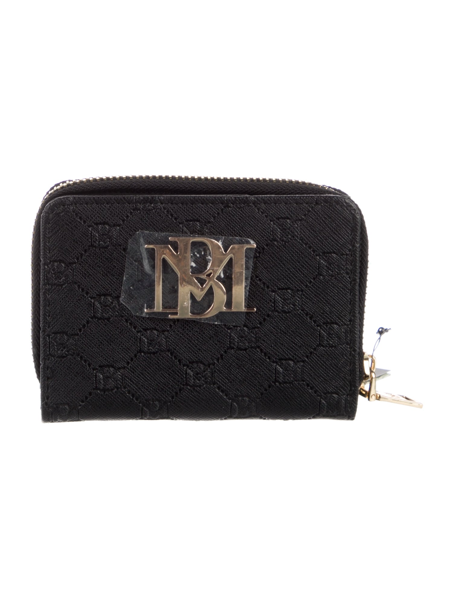 Badgley Mischka Leather Printed Compact Wallet w/ Tags