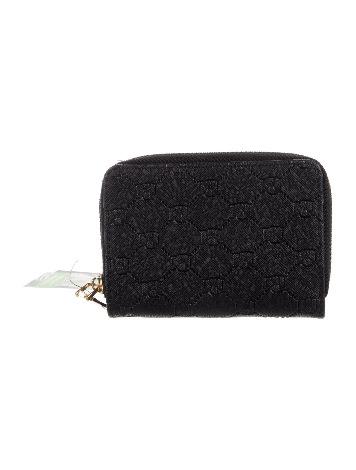 Badgley Mischka Leather Printed Compact Wallet w/ Tags