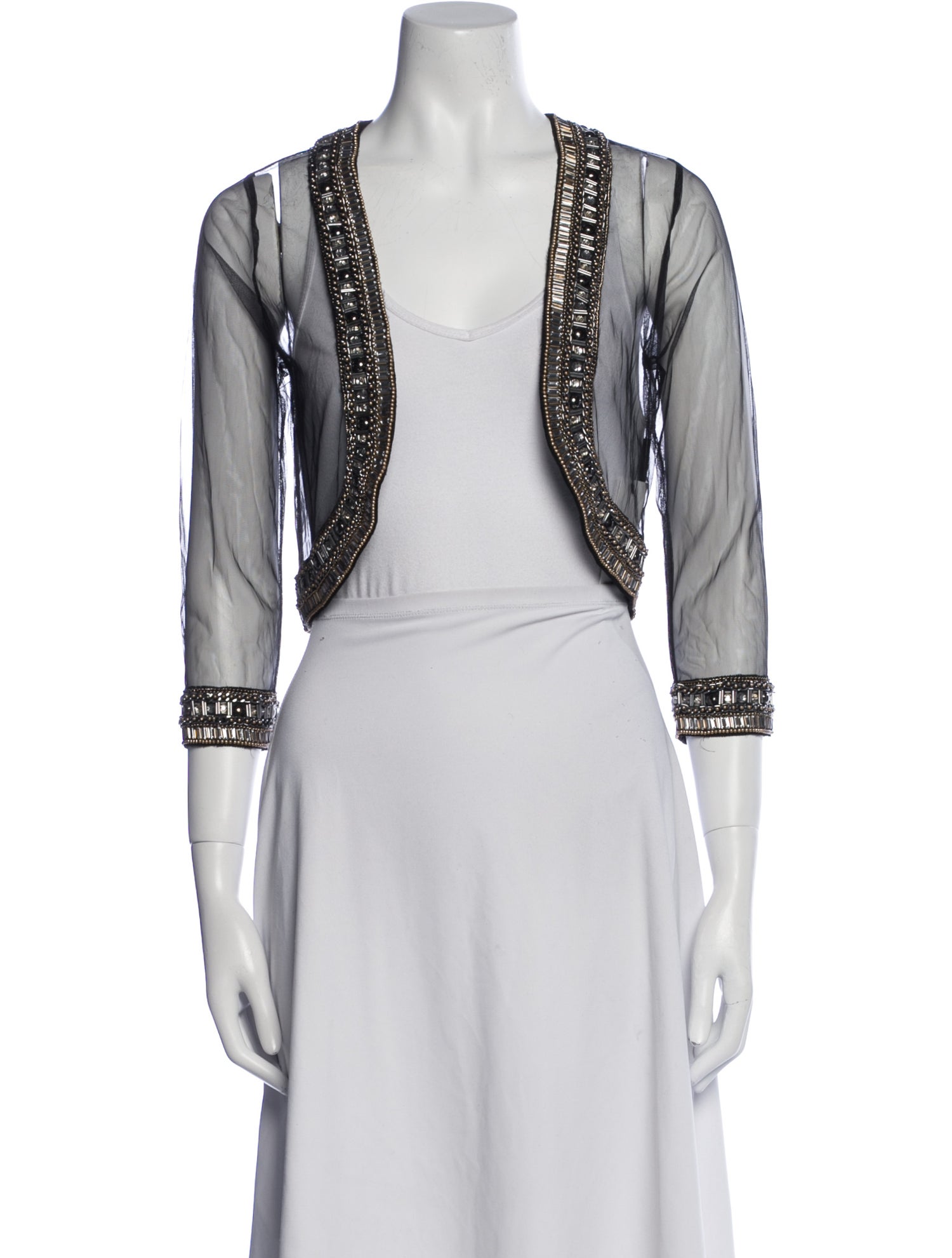 Badgley Mischka Nylon Bolero w/ Tags