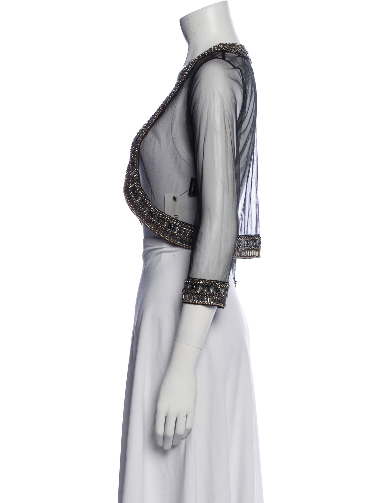 Badgley Mischka Nylon Bolero w/ Tags