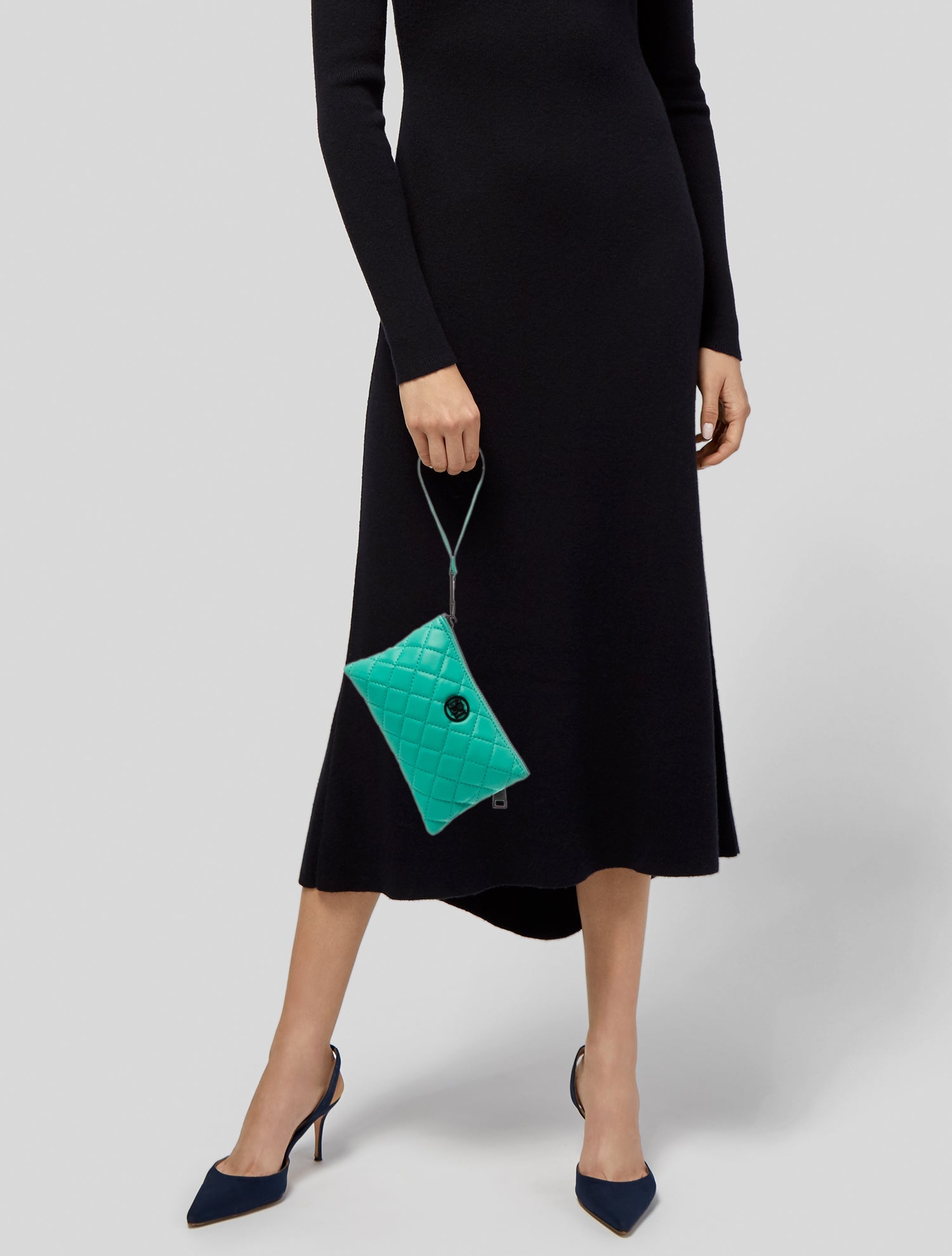 Badgley Mischka Vegan Leather Clutch w/ Tags