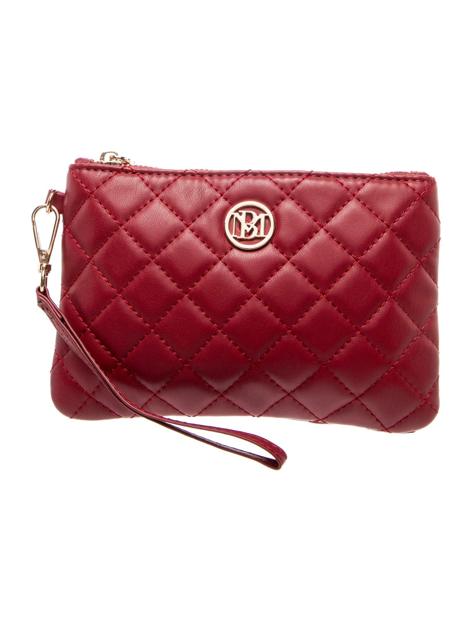 Badgley Mischka Leather Clutch w/ Tags