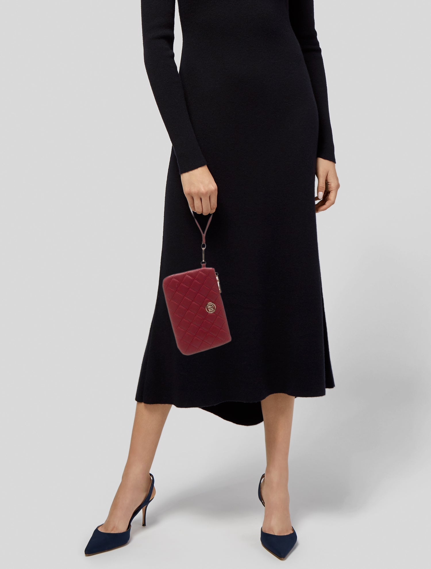 Badgley Mischka Leather Clutch