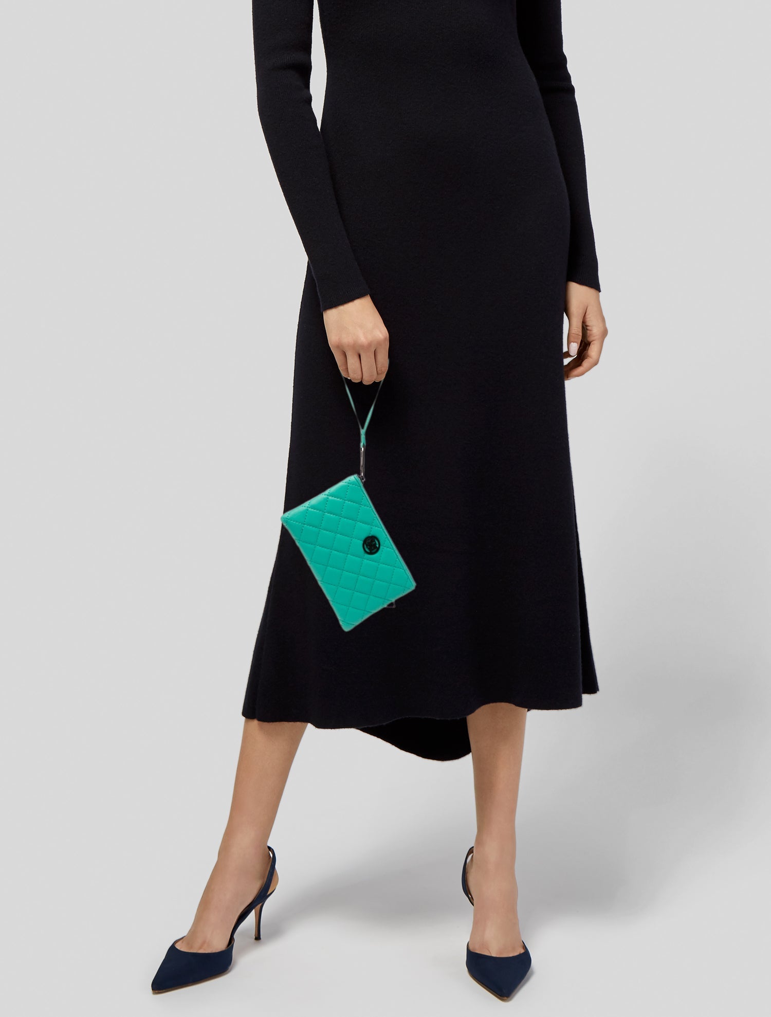 Badgley Mischka Vegan Leather Clutch w/ Tags