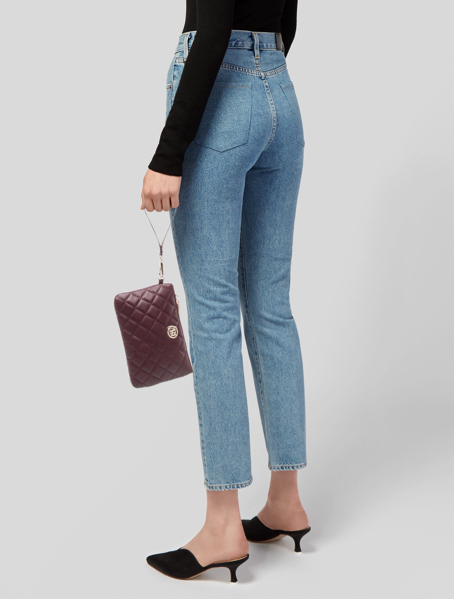 Badgley Mischka Leather Crossbody Bag