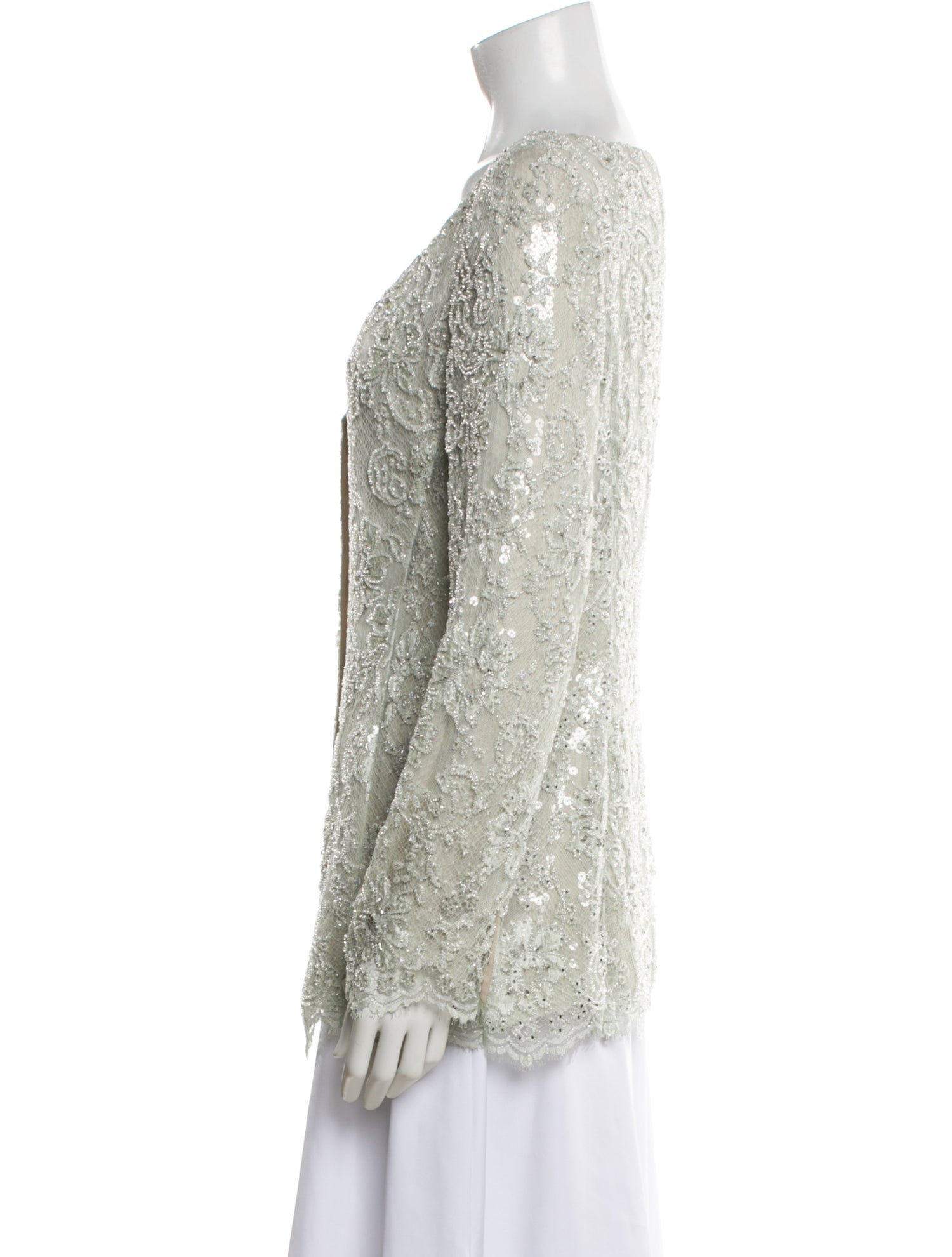 Badgley Mischka Lace Lace Pattern Jacket w/ Tags