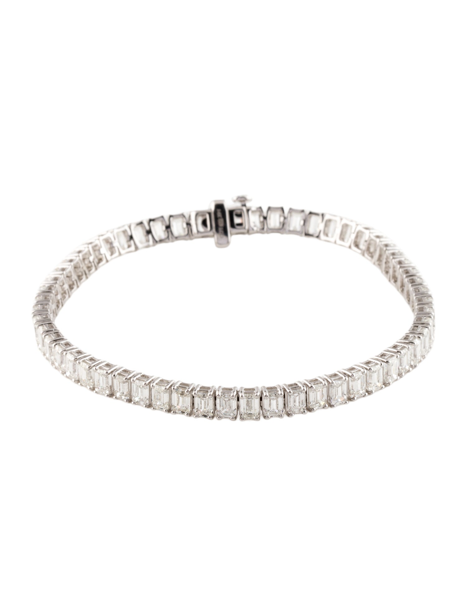 Badgley Mischka 14K 11.70ctw Lab-Grown Diamond Tennis Bracelet