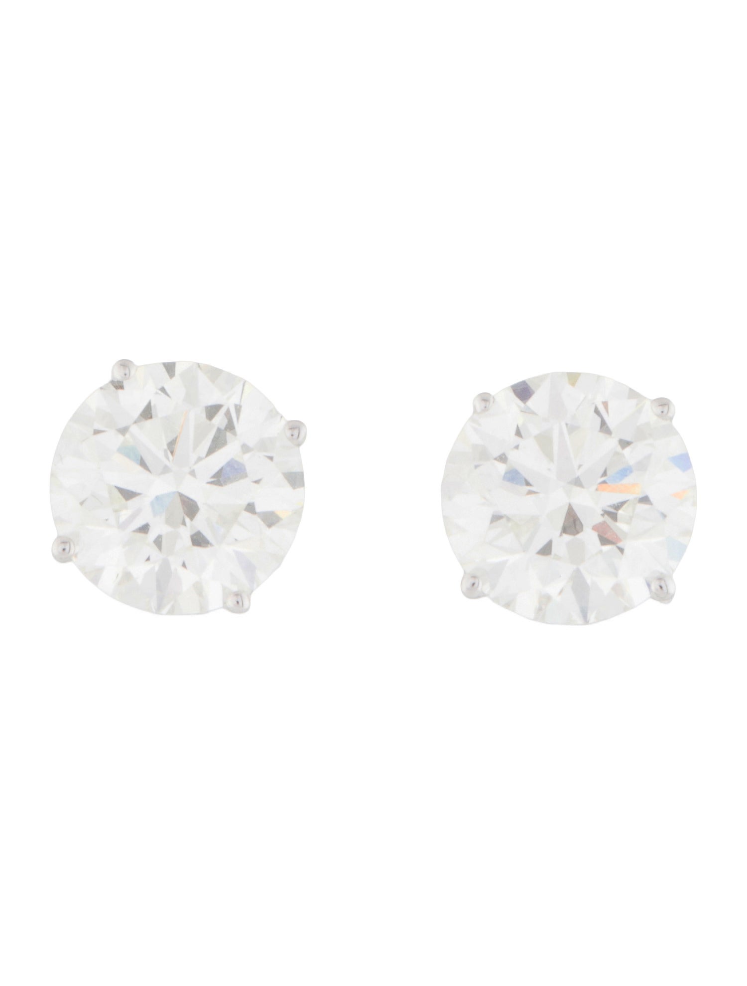 Badgley Mischka 14K 4.07ctw Lab-Grown Diamond Stud Earrings