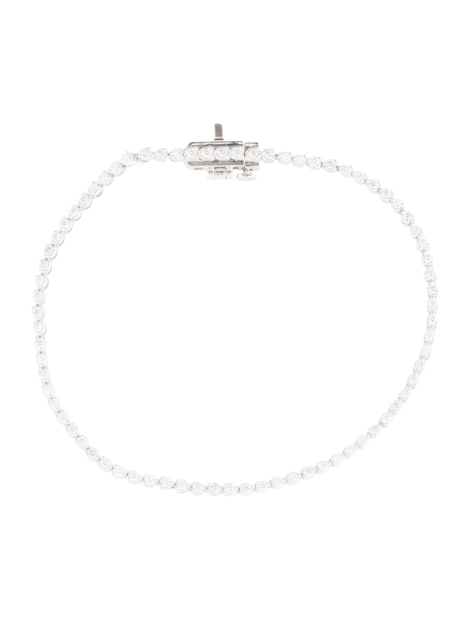 Badgley Mischka 14K 1.12ctw Diamond Tennis Bracelet