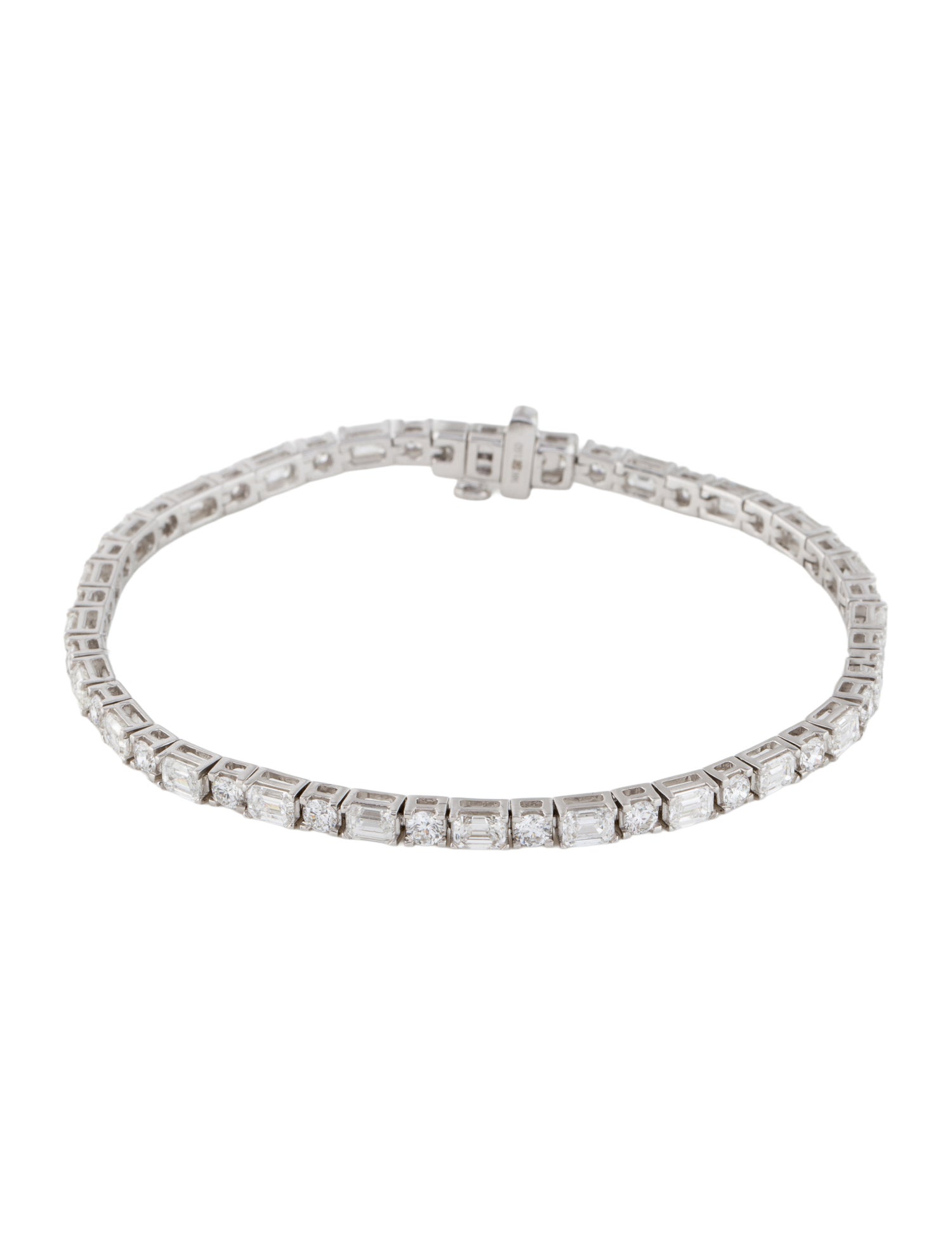 Badgley Mischka 14K 6.39ctw Lab-Grown Diamond Tennis Bracelet