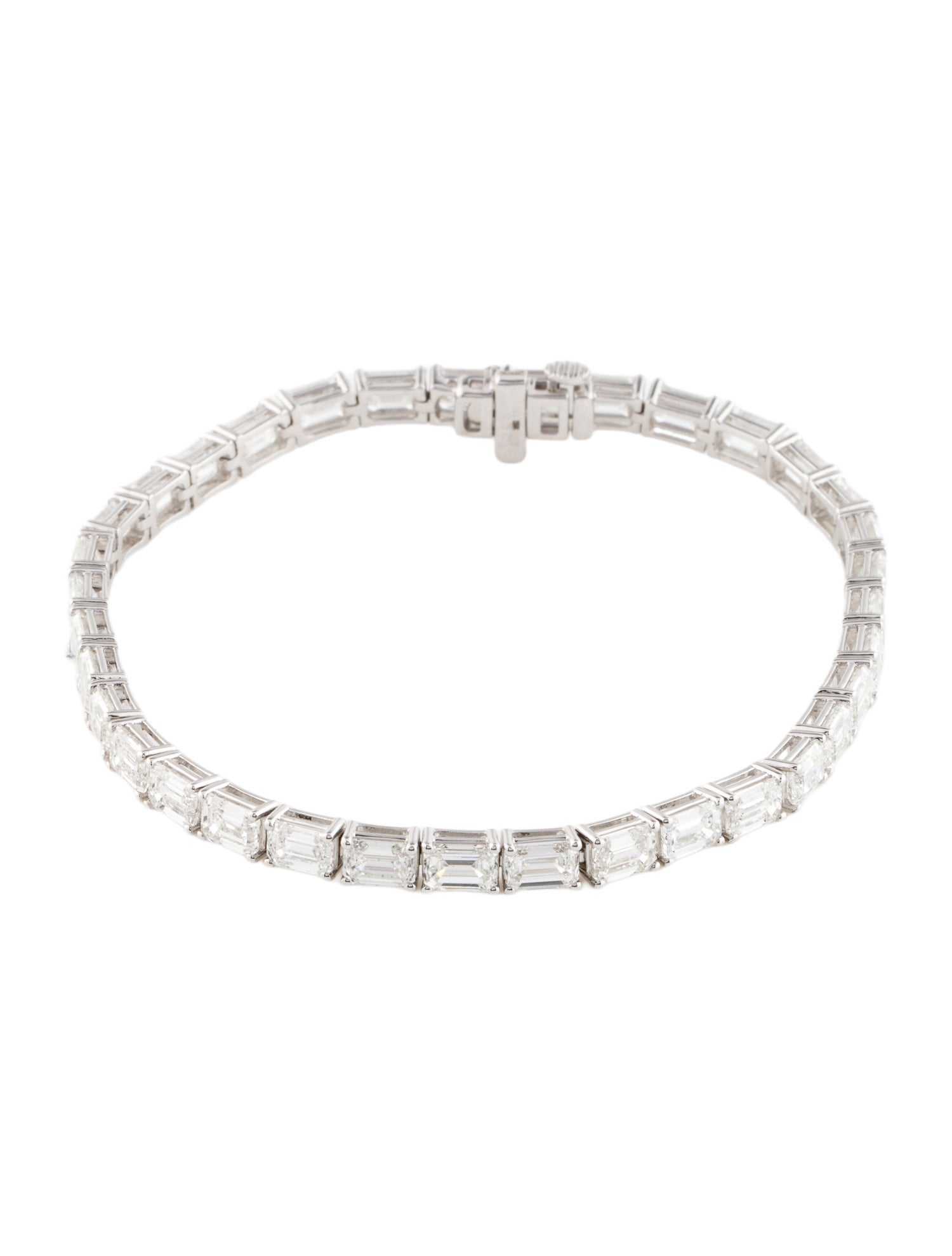 Badgley Mischka 14K 10.85ctw Lab-Grown Diamond Tennis Bracelet