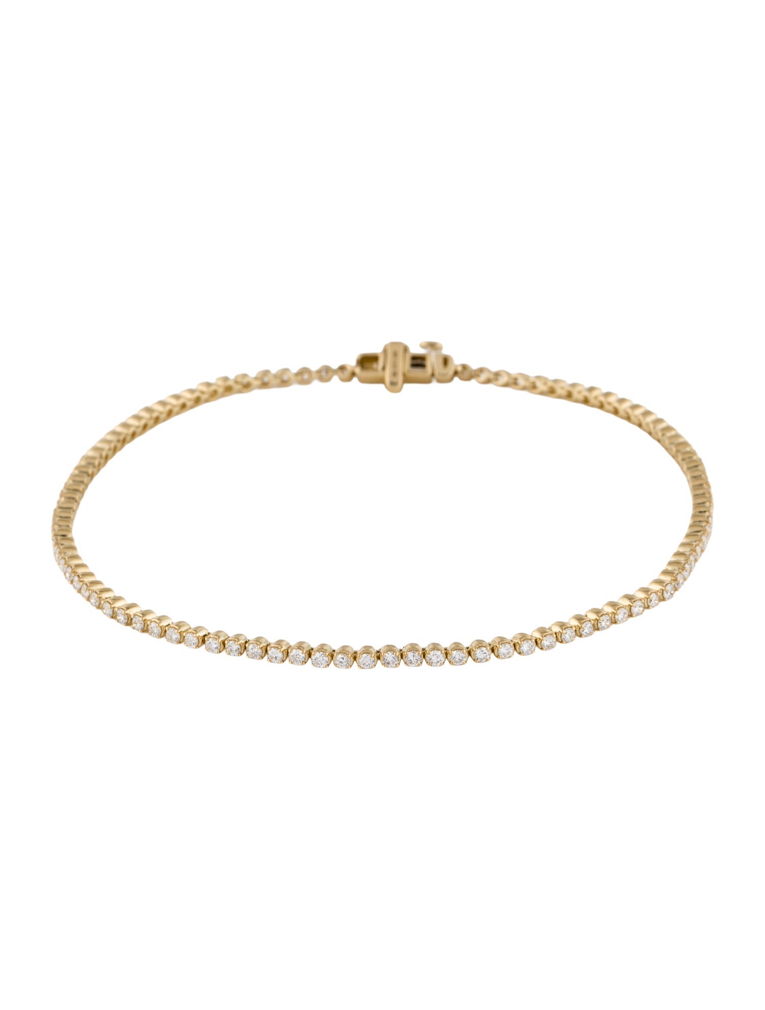 Badgley Mischka 18K1.45ctw Lab-Grown Diamond Tennis Anklet