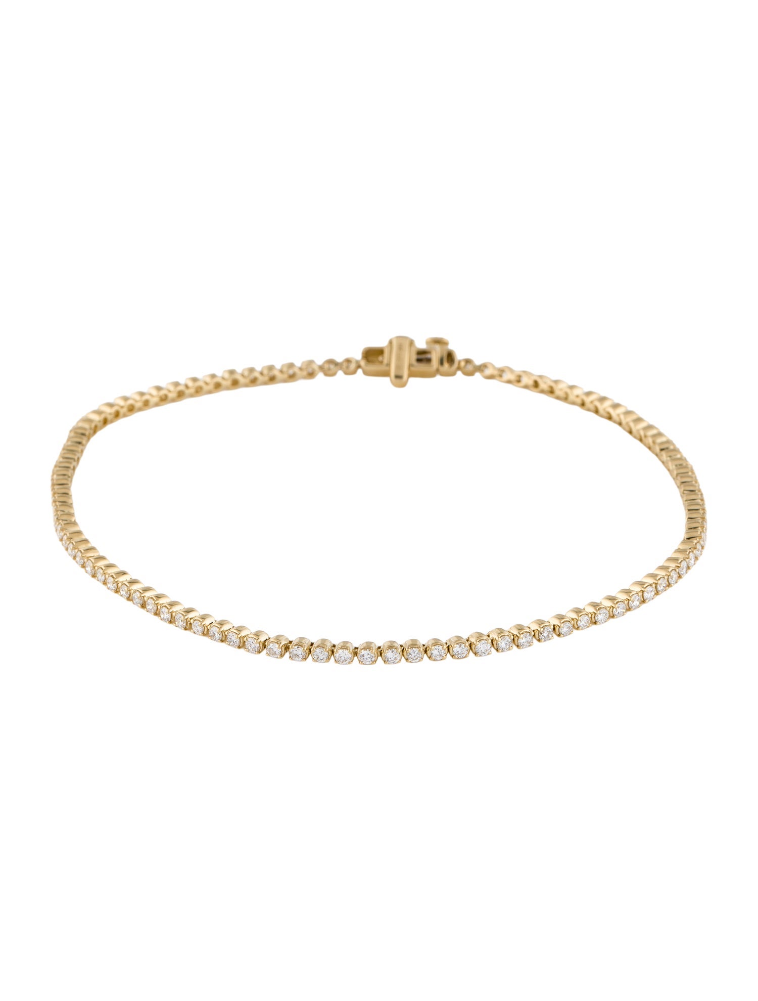 Badgley Mischka 18K1.45ctw Lab-Grown Diamond Tennis Anklet