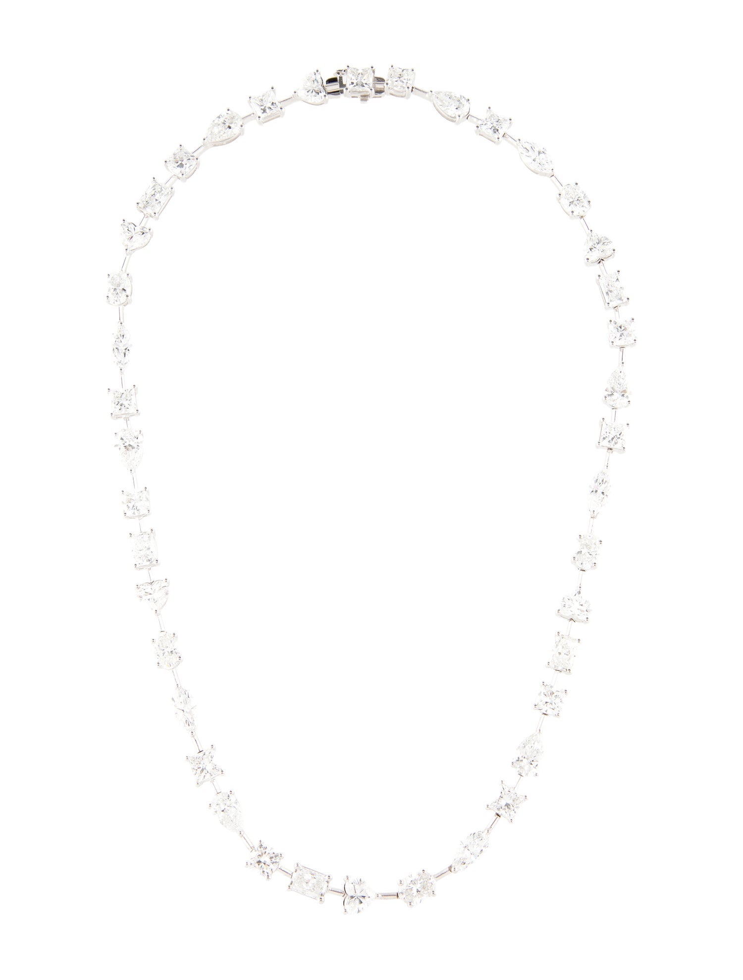 Badgley Mischka 14K 41.80ctw Lab-Grown Diamond Collar Necklace