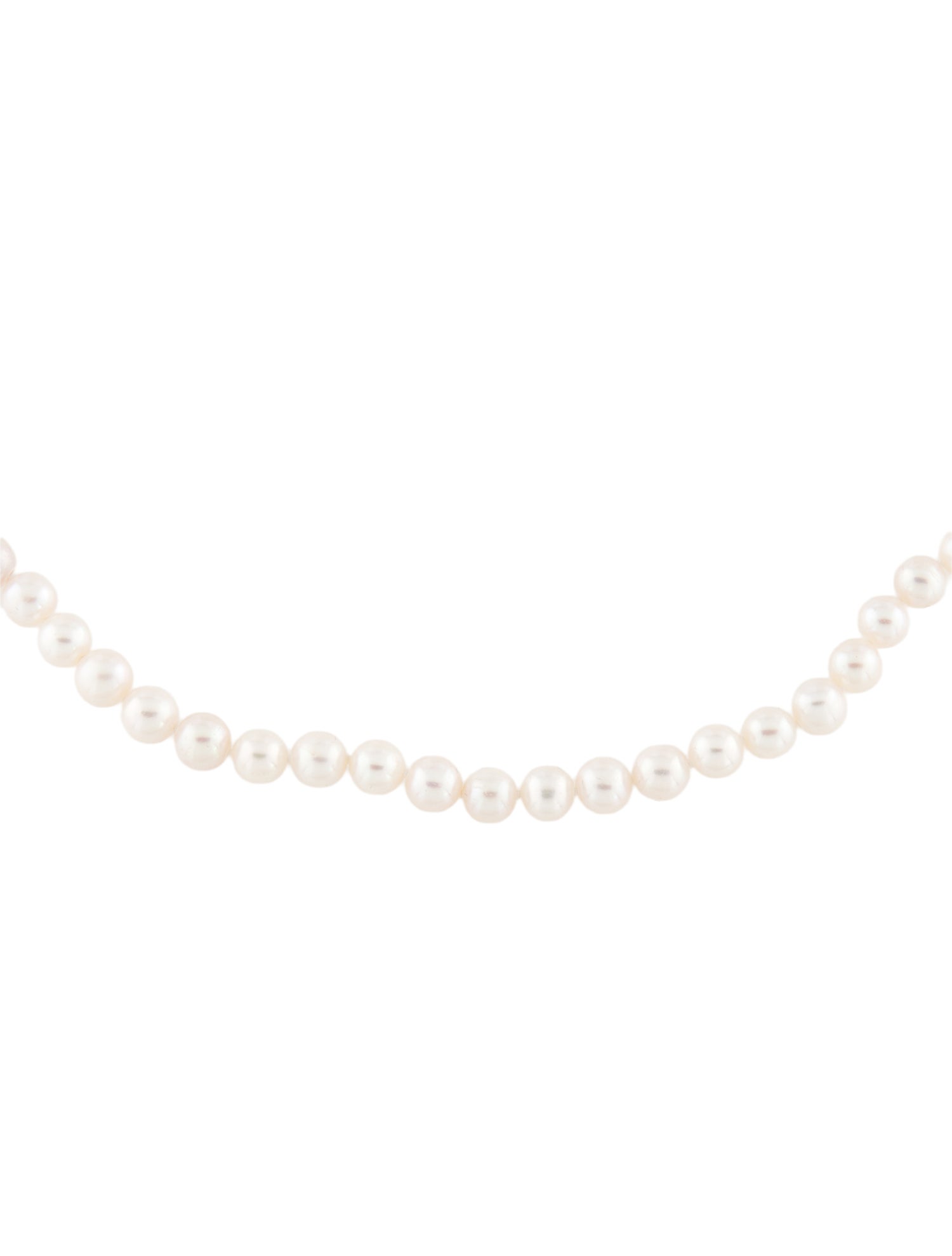 Badgley Mischka 14K Pearl Bead Strand Necklace