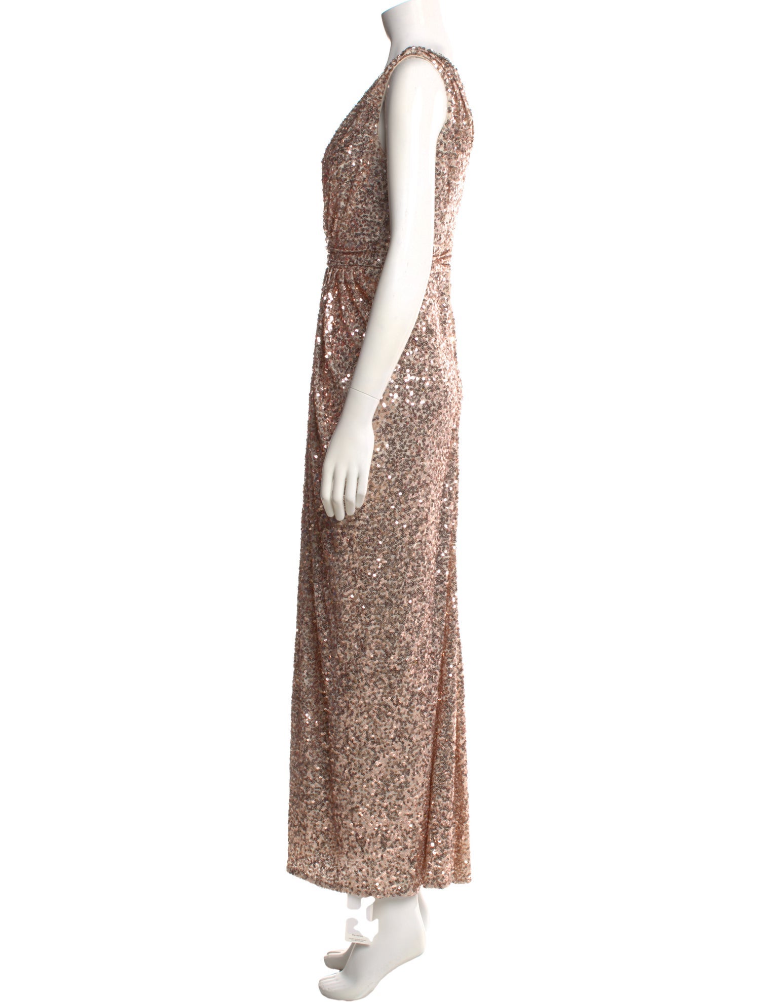 chinese dress ladies 3D Floral Embellished Sleeveless Maxi Dress by Badgley Mischka